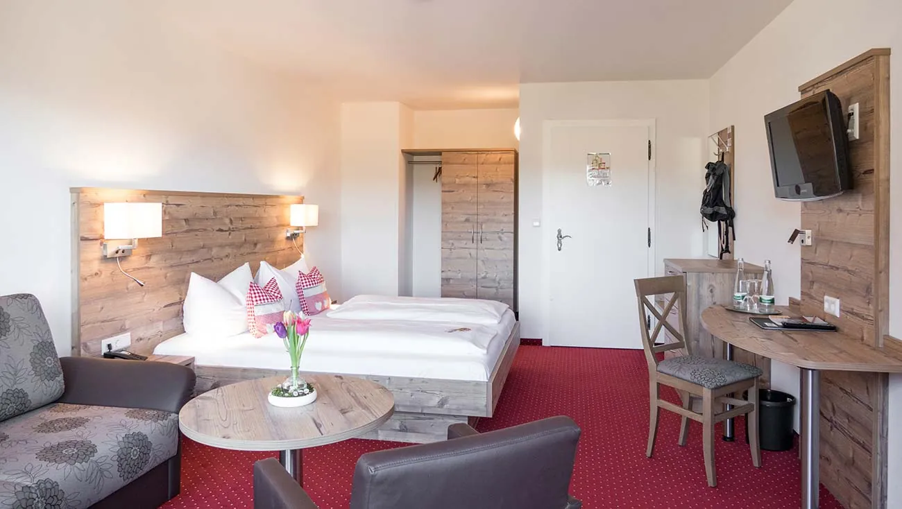 Doppelzimmer Komfort Schwarzwald im Hotel Kalikutt